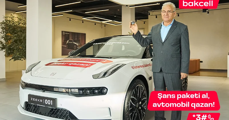 Bakcell in lotereyasında 7 ci avtomobil sahibini tapdı!