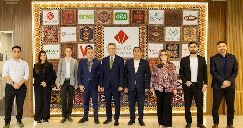 Almaniyanın ölkəmizdəki səfiri Veysəloğlu nun Mərkəz ofisində Rossmann ı ziyarət etdi FOTOLAR