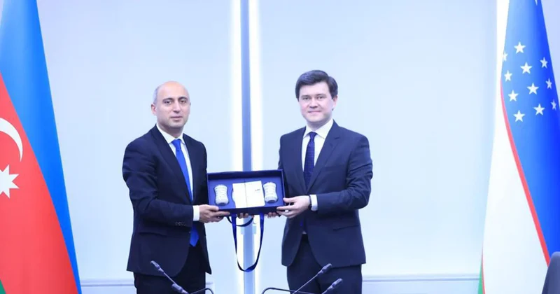 Emin Əmrullayev Özbəkistanda bir sıra görüşlər keçirdi Fotolar