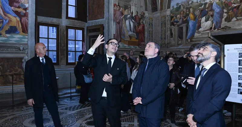 Джейхун Байрамов посетил Базилику Святого Петра в Ватикане (ФОТО)