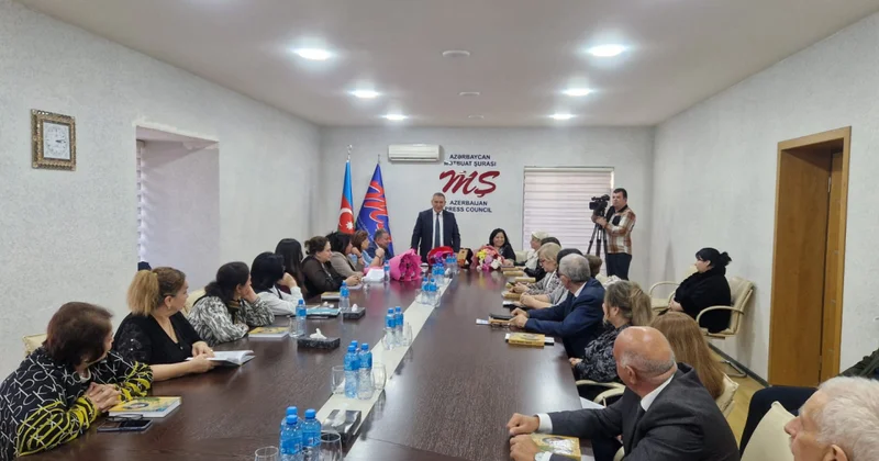 Şəmsiyyə Kərimovanın 70 illiyi Mətbuat Şurasında qeyd olundu FOTO