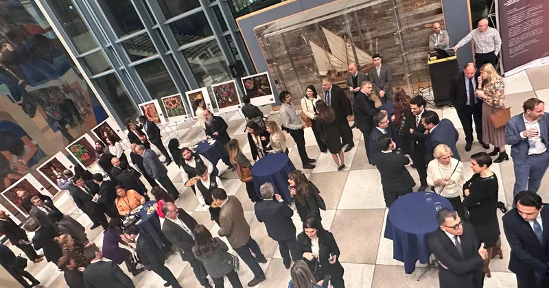 В штаб квартире ООН открылась выставка Вторая жизнь азербайджанские ковры через современную живопись (ФОТО)