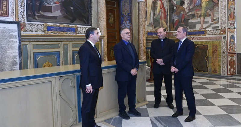 Глава МИД Азербайджана посетил Ватиканскую апостольскую библиотеку (ФОТО)
