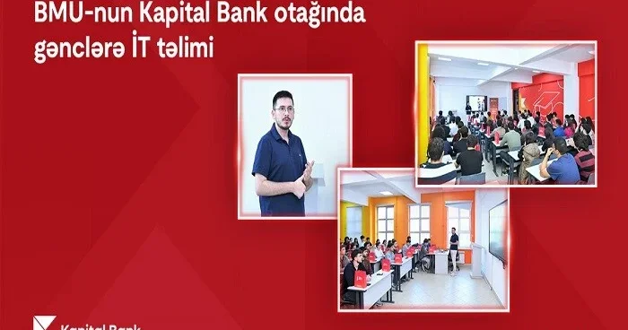 Kapital Bank dan BMU tələbələrinə təhsil və fərdi inkişaf dəstəyi