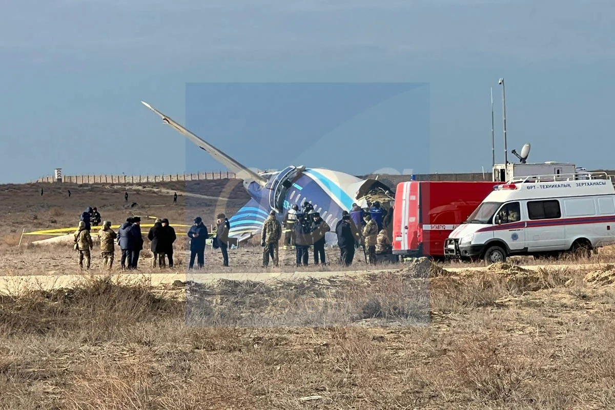 Azərbaycan təyyarəsinin Aktauda qəzaya uğradığı yerdən və xəstəxanadan eksklüziv FOTOSESSİYA