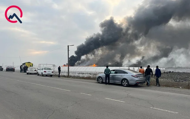 İmişlidə istixanada yanğın olub Foto+Yenilənib