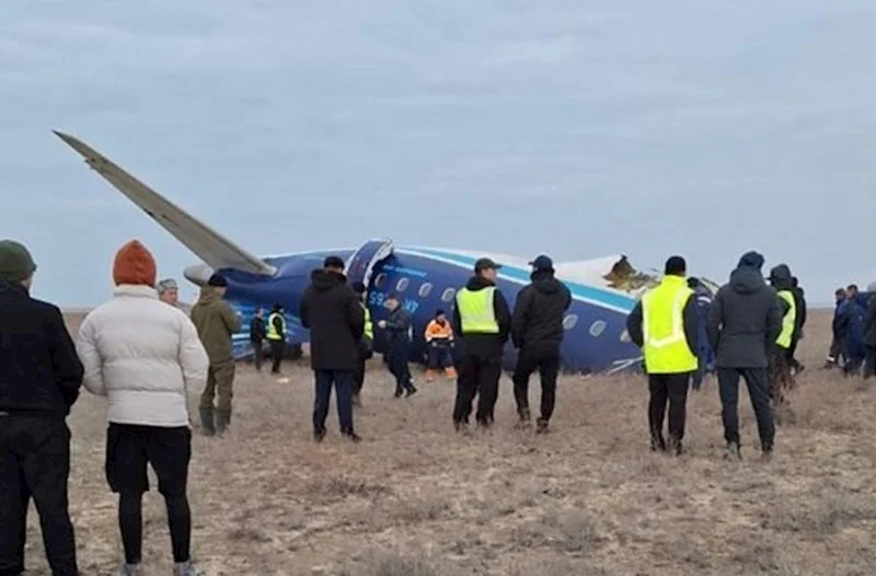 Qəzaya uğrayan təyyarənin pilotları son anda bunu bacarıb Şahidlər danışdı