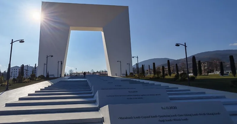 Tarixi ədalətin və Qələbənin rəmzi Xankəndi Zəfər parkı FOTO