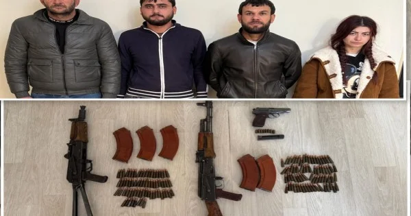 Silah alveri edən cinayətkar dəstə üzvləri tutuldu