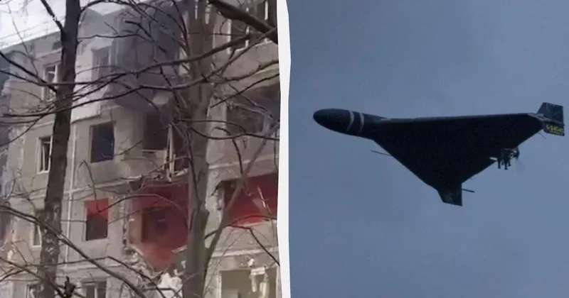 Российский дрон попал в многоэтажку в Чернигове, есть жертвы ВИДЕО