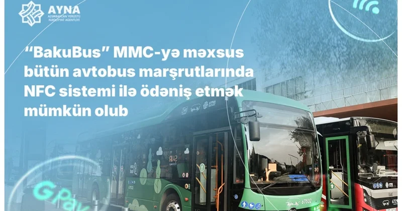 AYNA: На всех маршрутах BakuBus заработала оплата через NFC