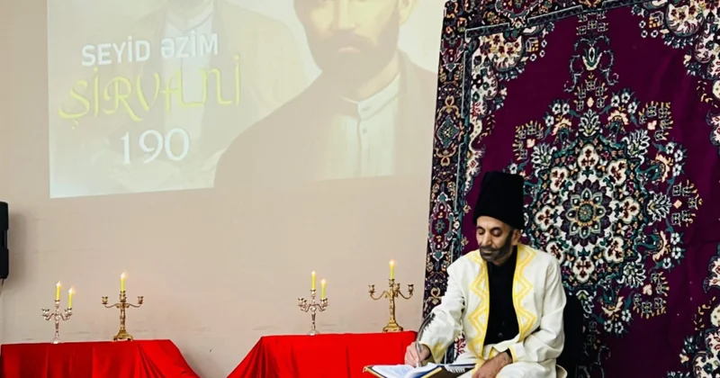 Göyçayda Seyid Əzim Şirvaninin 190 illiyi qeyd olunub