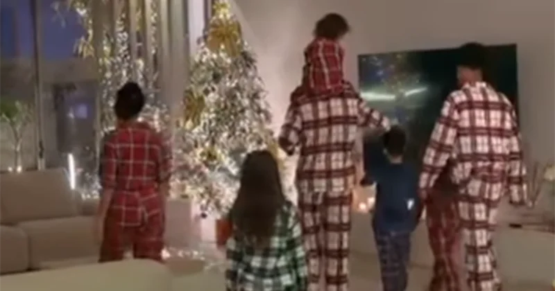 Ronaldo Milad bayramını evdə qeyd etdi Video