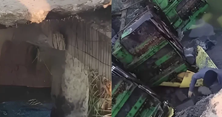 Обрушение моста в Сабирабаде привело к гибели комбайнера