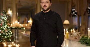 Zelenski ukraynalıların Milad bayramı ilə bağlı ortaq arzusunu bölüşdü