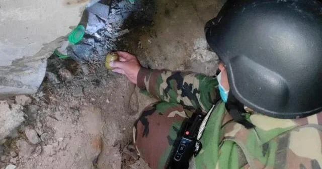 Xəzər rayonu ərazisində əl qumbarası aşkarlandı