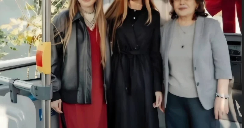 Arzu Əliyeva sığınacağa avtobus hədiyyə etdi FOTOLAR