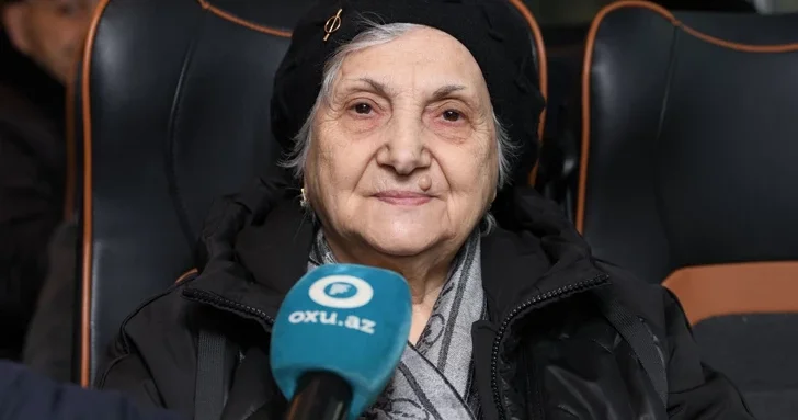 Возвращающаяся в Агдам 82 летняя жительница: Благодарю всех, кто сделал этот день возможным