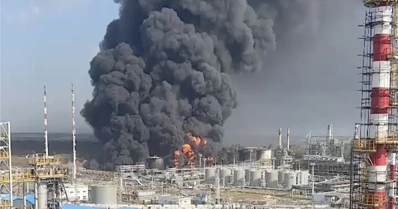 ВСУ ударили ракетами Storm Shadow по Новошахтинскому НПЗ Minval Politika