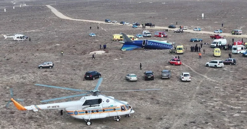 Минтранс Казахстана раскрыл детали катастрофы самолета AZAL Minval Politika