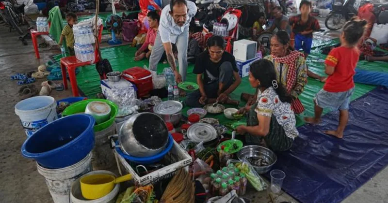 Kambocada 630 min insan Tailandla münaqişə səbəbindən evlərini tərk edib