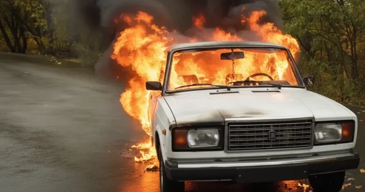 Стали известны подробности гибели ребёнка в сгоревшей машине в Сиязани