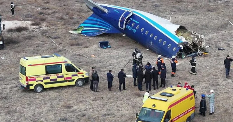 Qəzaya uğrayan AZAL təyyarəsinin Bakıda çəkilən son VİDEOsu yayıldı