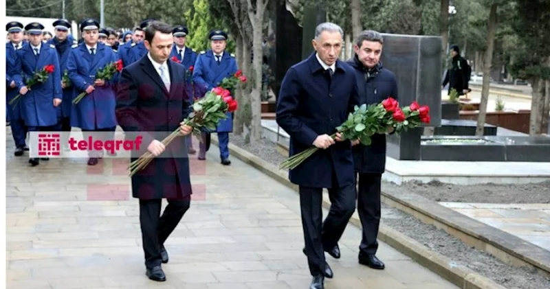 Milli Qəhrəmanlar Hökumə Əliyeva, İqor Kşnyakin, Aleksandr Kalyaninovun məzarları ziyarət olundu FOTOLAR