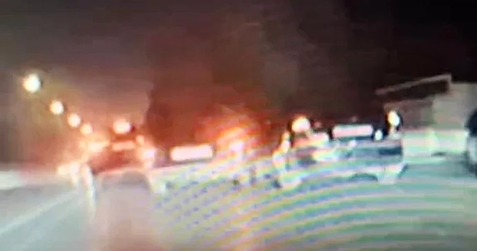 Güzgüyə baxmadan manevr edən “Niva” sürücüsü qəza törətdi REAL VİDEO