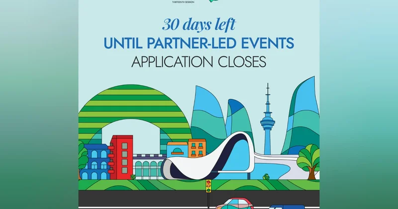 WUF13 ün tərəfdaş tədbirləri üzrə qeydiyyat prosesi davam edir