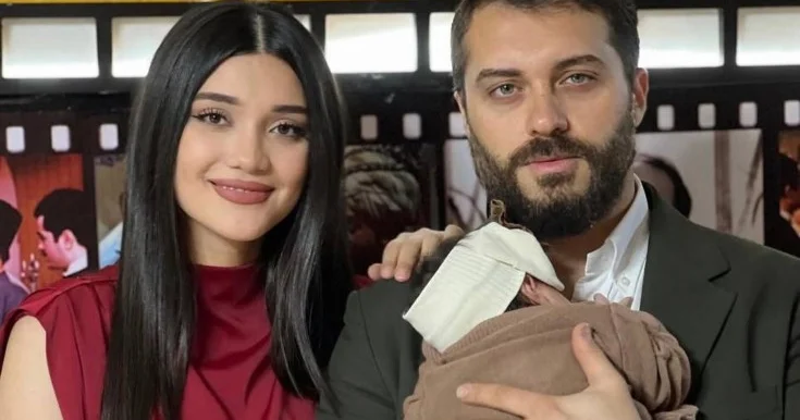 Yeni doğulan qızı ilə foto paylaşdı