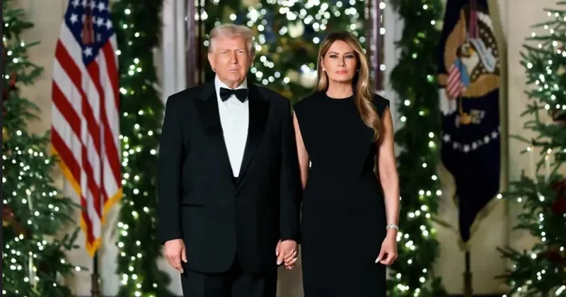Рождественская открытка Дональда и Мелании Трамп вызвала споры и критику Minval Politika