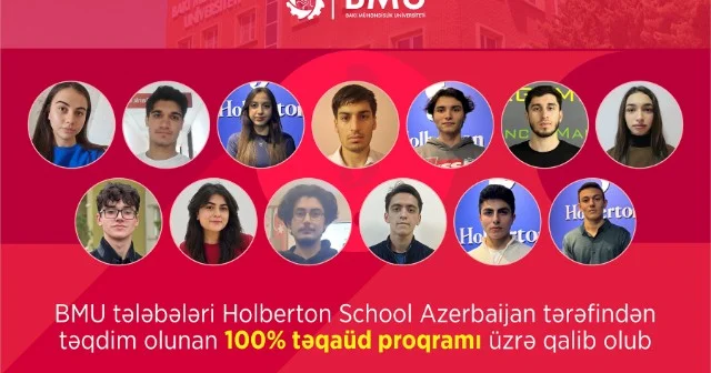 BMU tələbələri “Holberton School Azerbaijan”ın təqaüd proqramının qalibi olublar