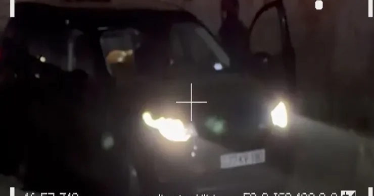 Bakıda Land Rover lə narkotik daşıyan saxlanıldı ƏMƏLİYYAT GÖRÜNTÜLƏRİ