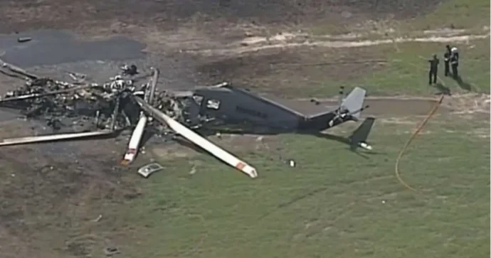 Helikopter qəzaya uğradı, beş nəfər öldü