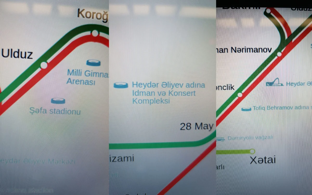 Bakı metrosunun monitorlarında yer adları niyə səhvdir?