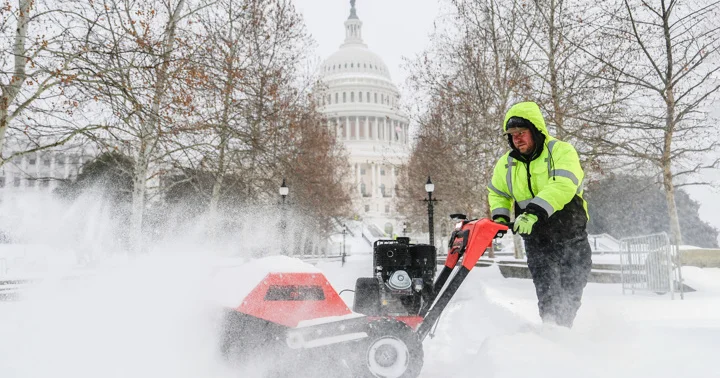 Снежный коллапс в США
