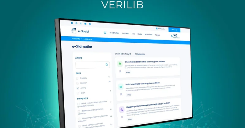 Son bir ildə Nazirliyin fəaliyyət sahələri üzrə 711 min e arayış verilib