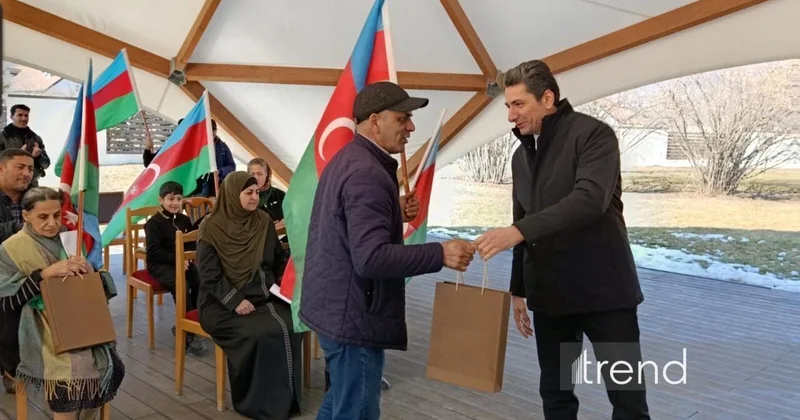 Еще 25 семьям, переселившимся в Ходжалинский район, вручены ключи от домов ФОТО