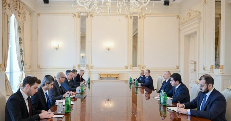 Prezident İlham Əliyev İsrailin xarici işlər nazirini qəbul edib