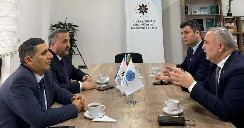 Baş katib Azər Allahverənov Azərbaycan və Türkiyə QHT nümayəndələri ilə görüşüb