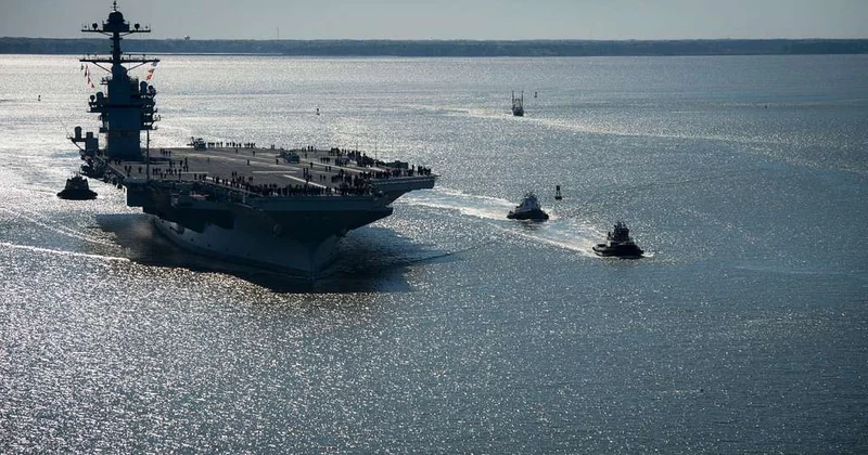ABŞ təyyarədaşıyan gəmisinin zərbə qrupu Hind Okeanına daxil olub