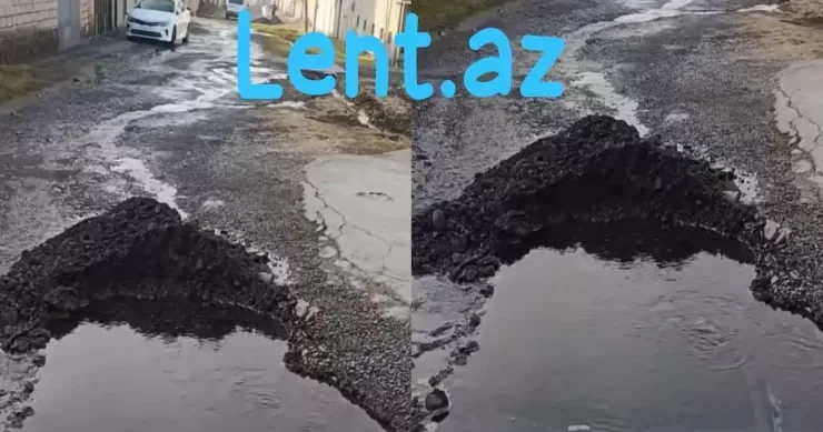Zaqatalada su xətti partladı Uşaqlar məktəbə gedə bilmir