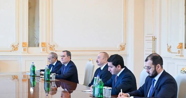 Президент Ильхам Алиев принял министра иностранных дел Израиля