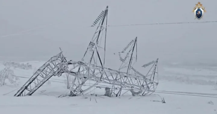 В Мурманской областиобрушилась опора ЛЭП