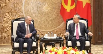 YAP Sədrinin müavini Tahir Budaqov Vyetnam Kommunist Partiyasının Baş katibi ilə görüşüb