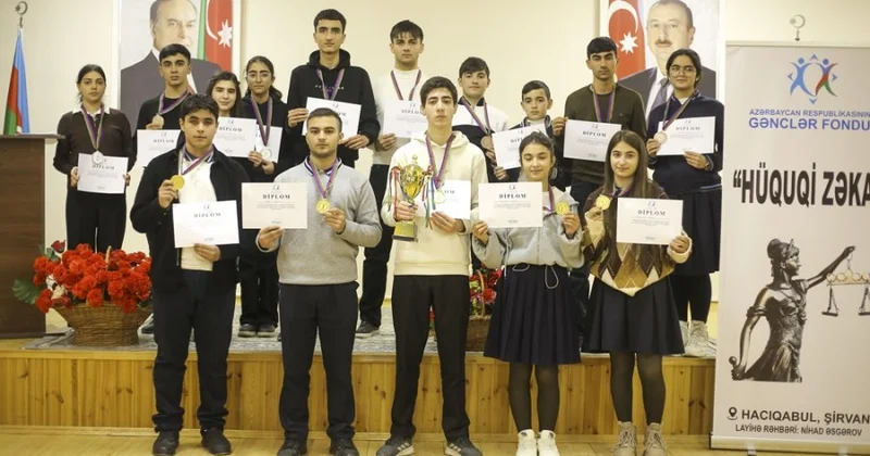 “Hüquqi zəka” layihəsinin Hacıqabul mərhələsi yekunlaşıb FOTOLAR