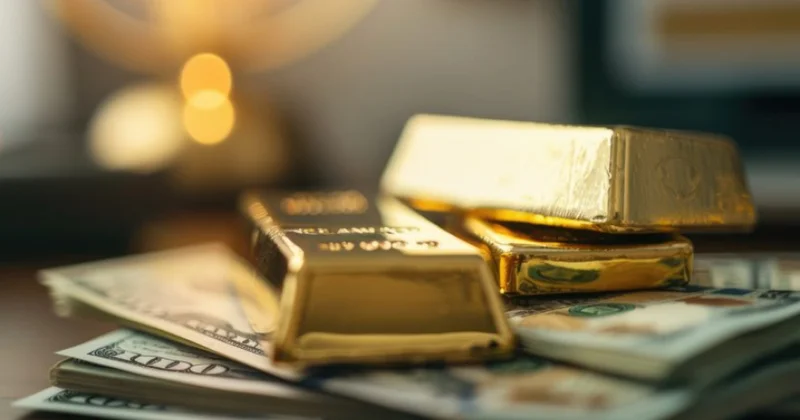 Dünya bazarında qızılın bir troya unsiyasının qiyməti 5000 dolları ötüb