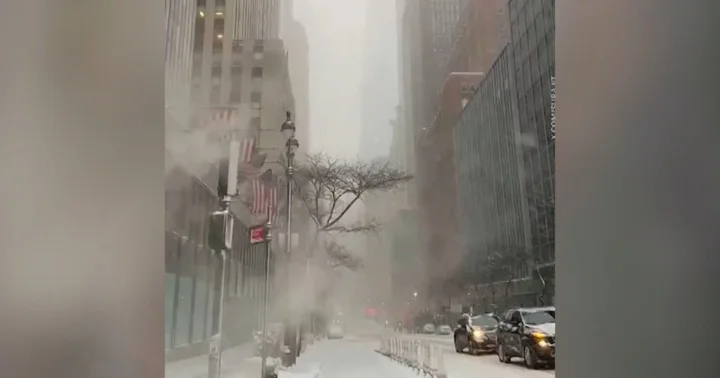 Жителю Манхэттена после снежной бури показалось, что он в Сибири
