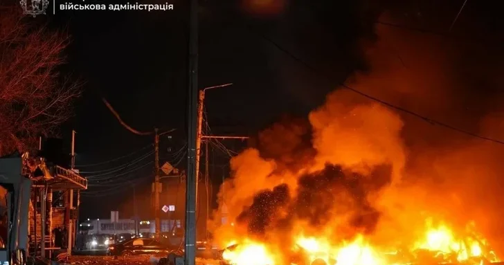 Запорожье дважды за ночь подверглось ракетным ударам